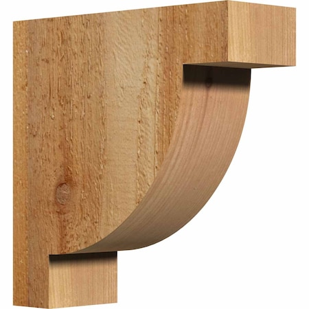 Ekena Millwork Alpine Rough Sawn Corbel, Western Red Cedar, 4"W x 12"D x 12"H COR04X12X12ALP00RWR